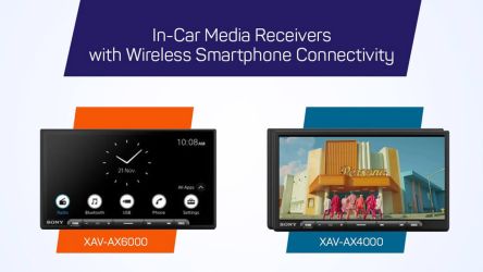 Sony XAV-AX6000 & XAV-AX4000 Receivers Introduced