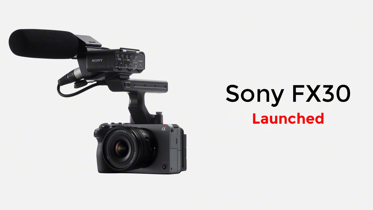Sony-FX30-Launched