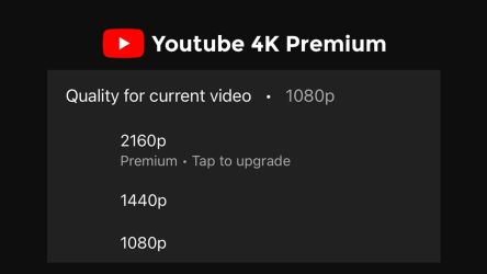 YouTube 4K Playback May Become a Paid Feature