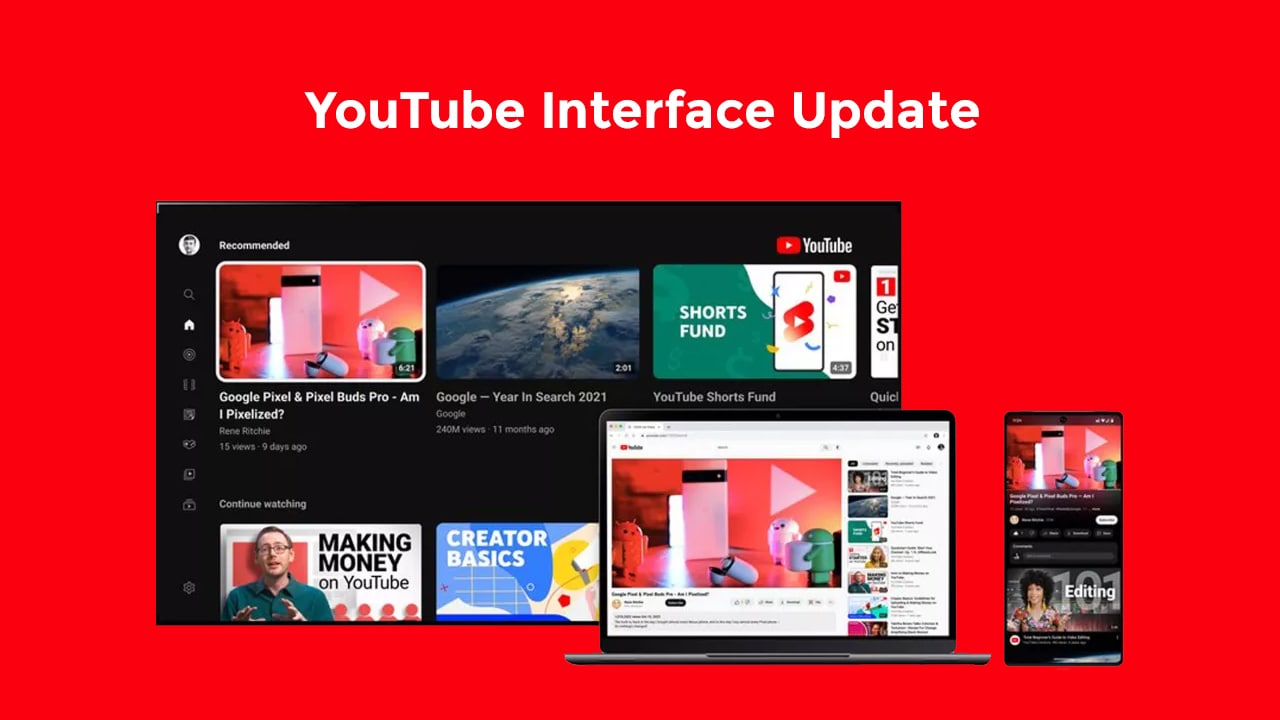 YouTube-Interface-Update