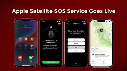 Apple Satellite SOS Service Goes Live