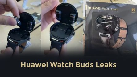 Huawei Watch Buds Leaks
