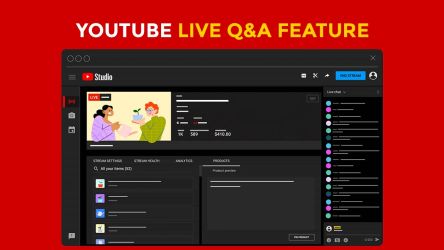 YouTube Live Q&A Feature