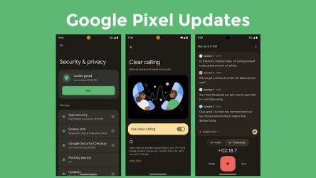 Google Pixel Updates Released