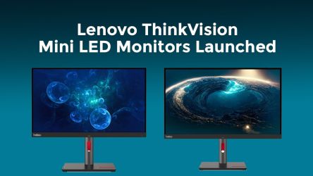Lenovo ThinkVision Mini LED Monitors Launched