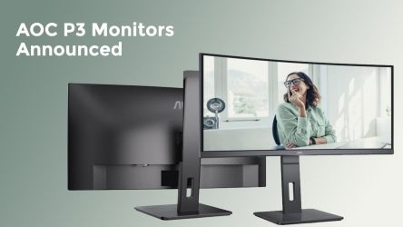 AOC P3 Monitors Announced
