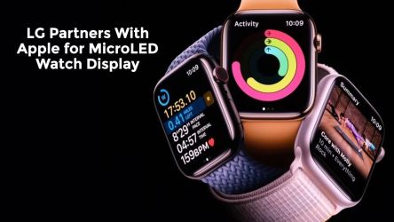 LG Partners With Apple for MicroLED Watch Display