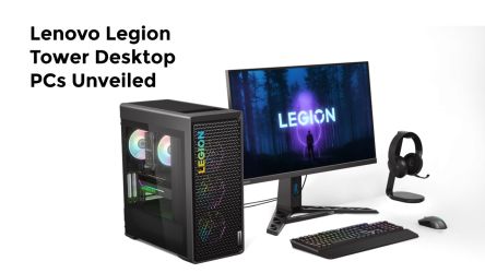 Lenovo Legion Tower Desktop PCs Unveiled