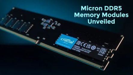 Micron DDR5 Memory Modules Unveiled