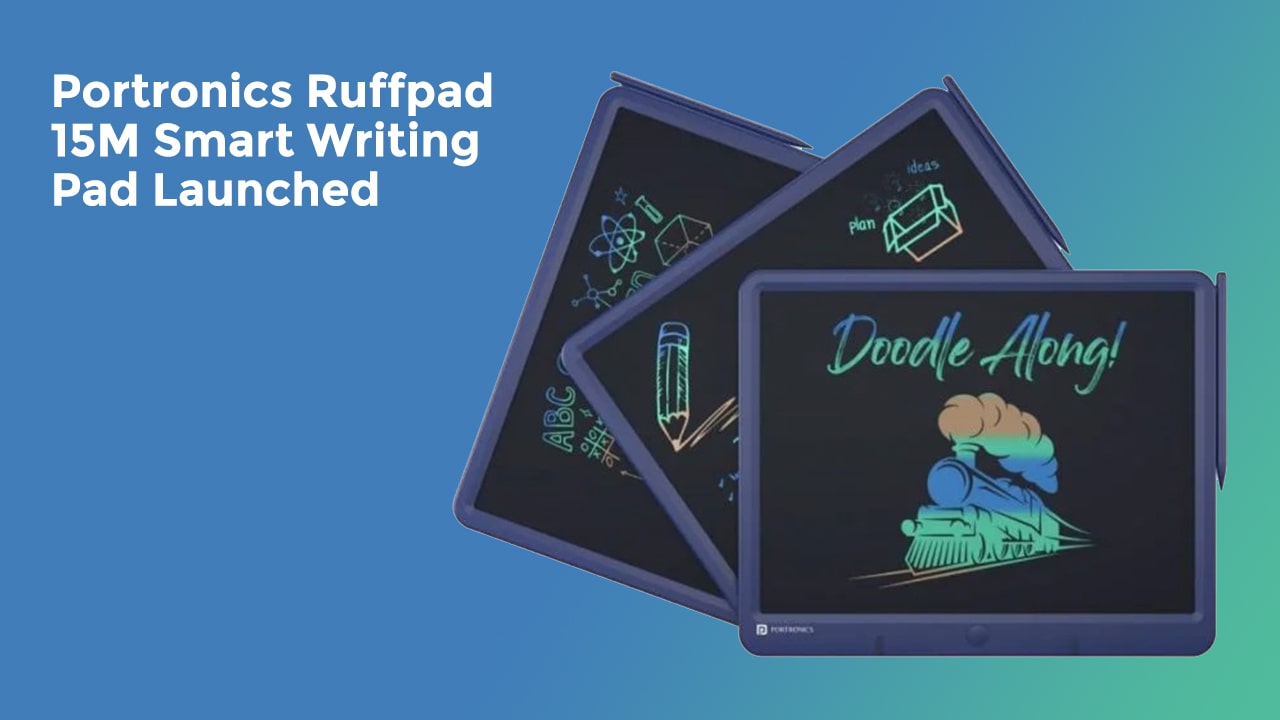 Portronics-Ruffpad-15M-Smart-Writing-Pad-Launched