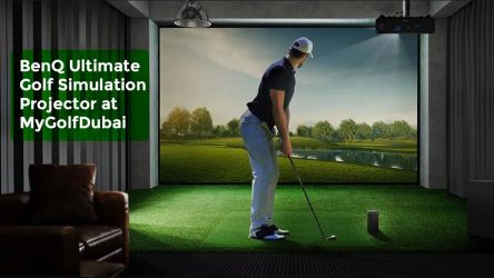 BenQ Ultimate Golf Simulation Projector at MyGolfDubai
