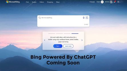 Microsoft Bing Powered By ChatGPT Coming Soon
