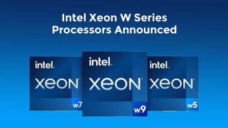 Intel Xeon W Series Processors Announced