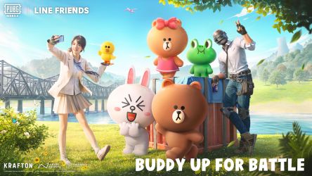 PUBG Mobile Teams Up with LINE FRIENDS for Adorable Buddy-Up Campaign